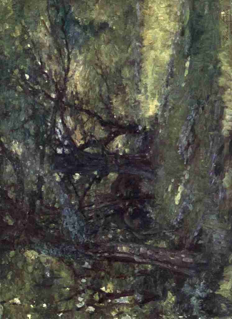 Fowler Robert 1853 1926 Beautiful Wales 1905 In the woods Berwyn A4 Photo Print