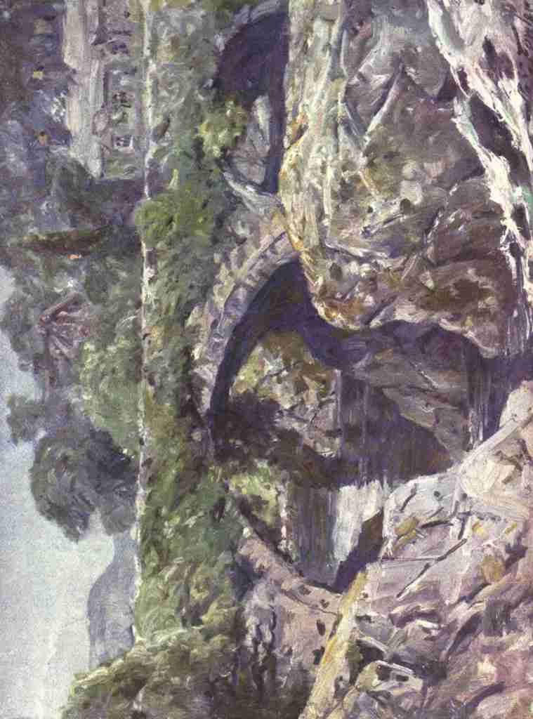 Fowler Robert 1853 1926 Beautiful Wales 1905 Old bridge at Bettws y Coed A4 Photo Print