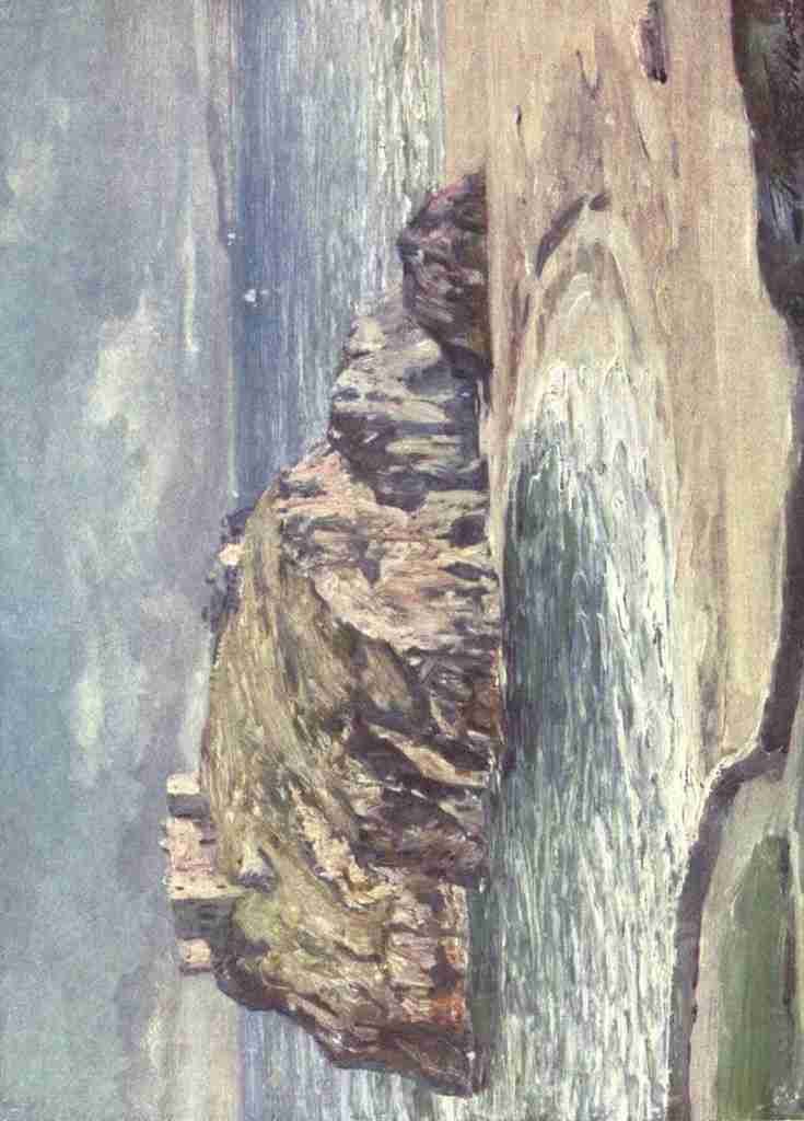Fowler Robert 1853 1926 Beautiful Wales 1905 St Catherines Rock Tenby Vintage A4 Photo Print
