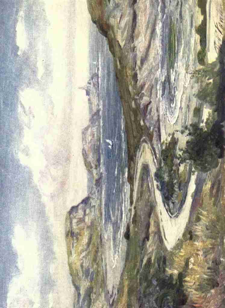 Fowler Robert 1853 1926 Beautiful Wales 1905 View near Mumbles Swansea Vintage A4 Photo Print
