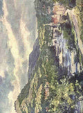 Fowler Robert 1853 1926 Beautiful Wales 1905 View of Llangollen A4 Photo Print