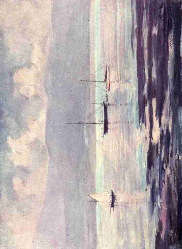 Fowler Robert 1853 1926 Beautiful Wales 1905 Yachts Anglesey Coast A4 Photo Print