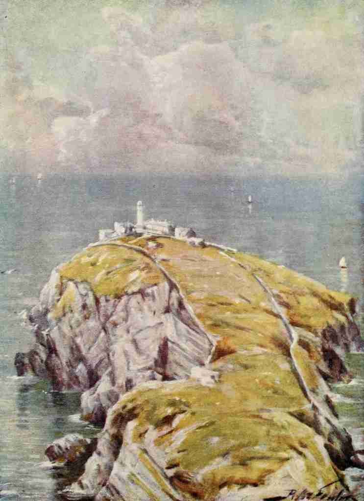 Fowler Robert 1853 1926 The London & Northwestern Railway 1911 South Stack Lighthouse Holyhead A4 Photo Print