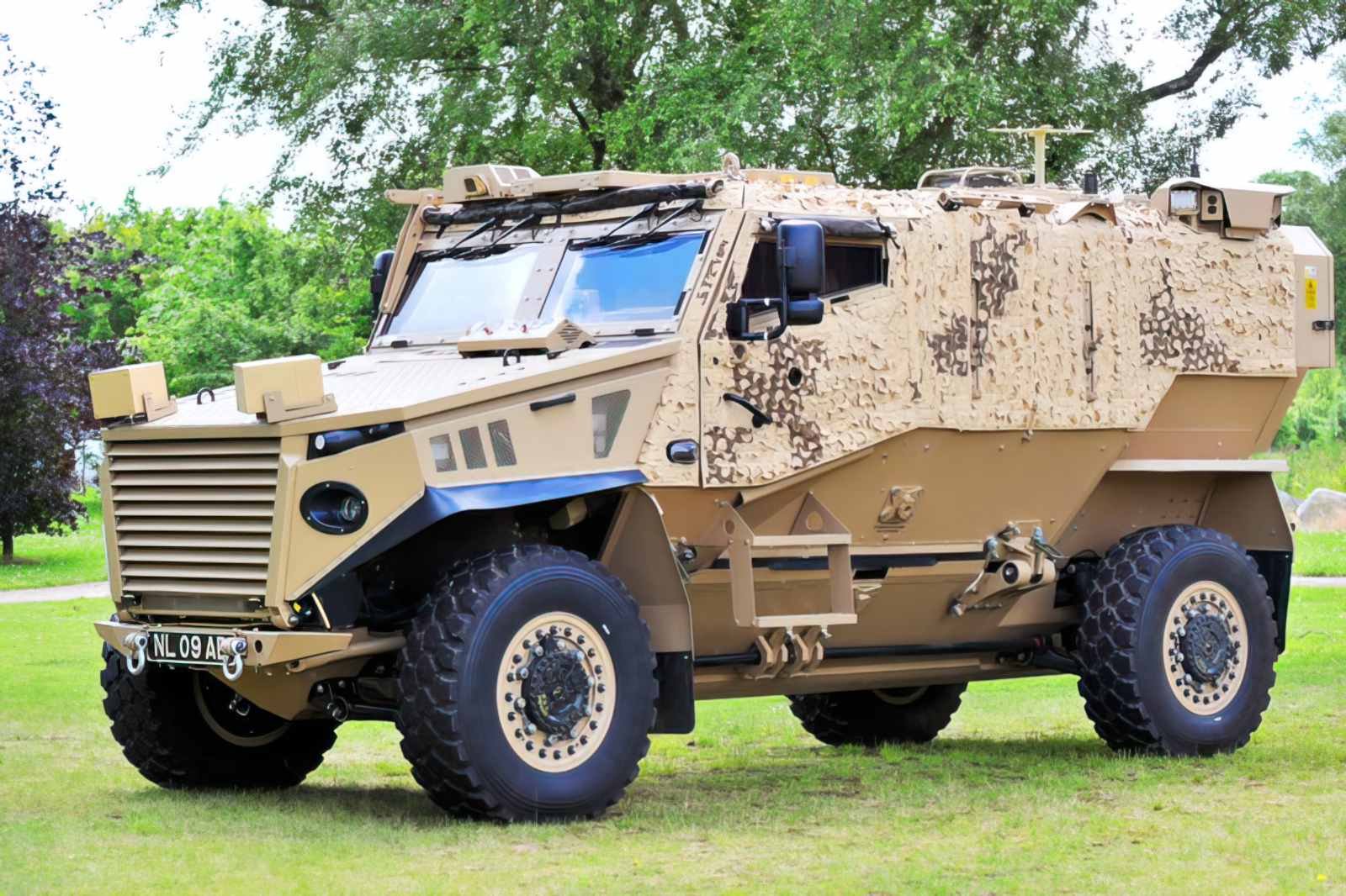 Foxhound Light Protected Patrol Vehicle Mrap A4 Photo Print