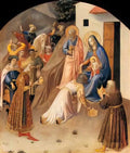 Fra Angelico adoration of the magi 1424 Art A4 Photo Print