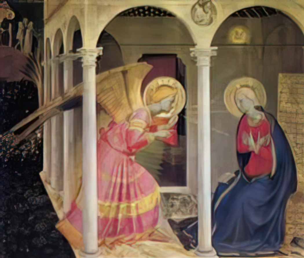 Fra Angelico annunciation 1434 Art A4 Photo Print