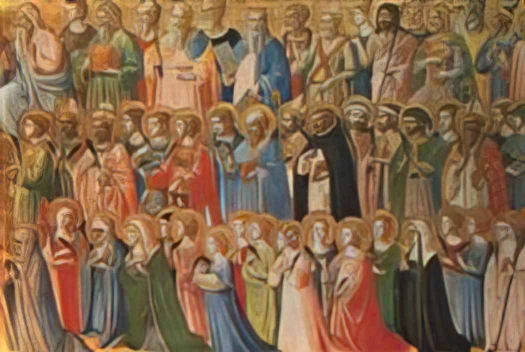 Fra Angelico christ glorified in the court of heaven 1430 Art A4 Photo Print
