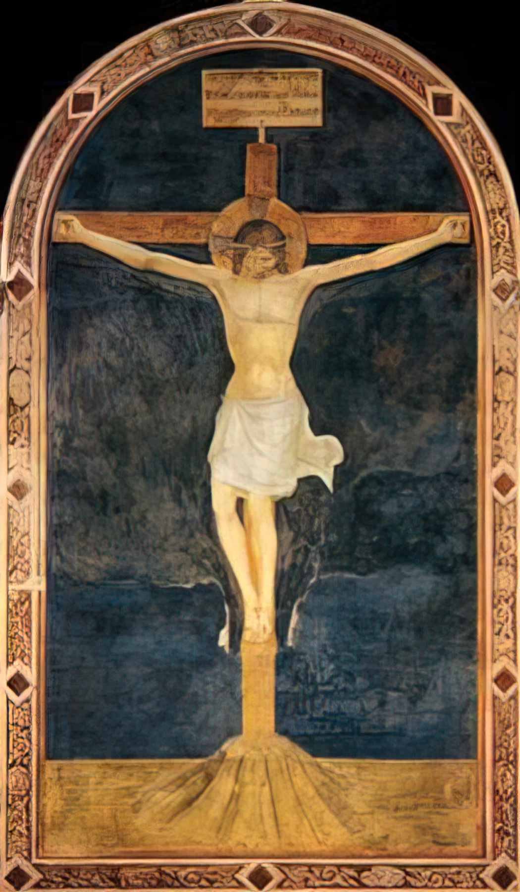 Fra Angelico crucified christ 1434 Art A4 Photo Print