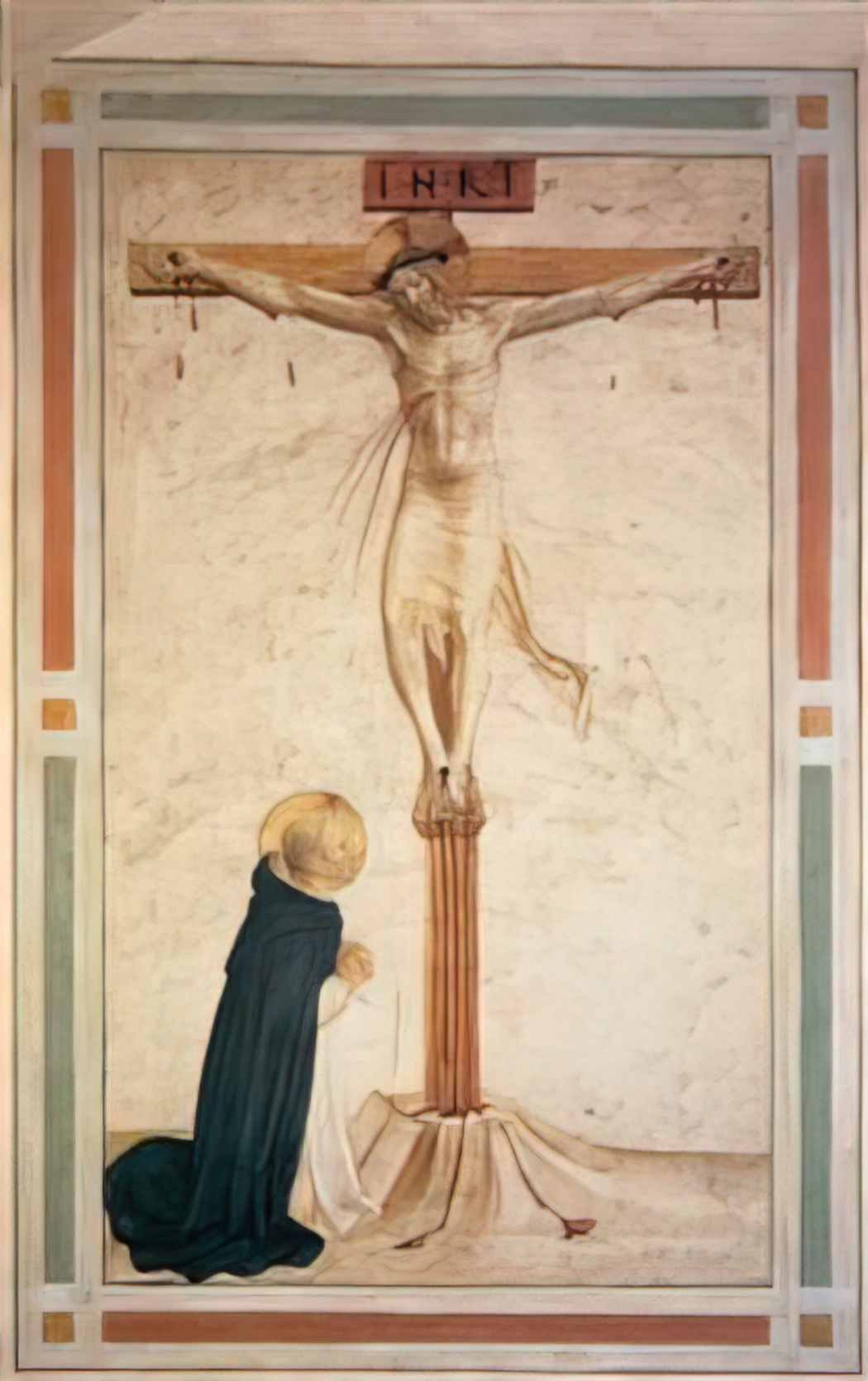 Fra Angelico crucifixion with st dominic Art A4 Photo Print