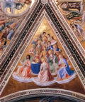 Filippo Lippi saints augustin and francis a bishop saint and saint be Art A4 Photo Print