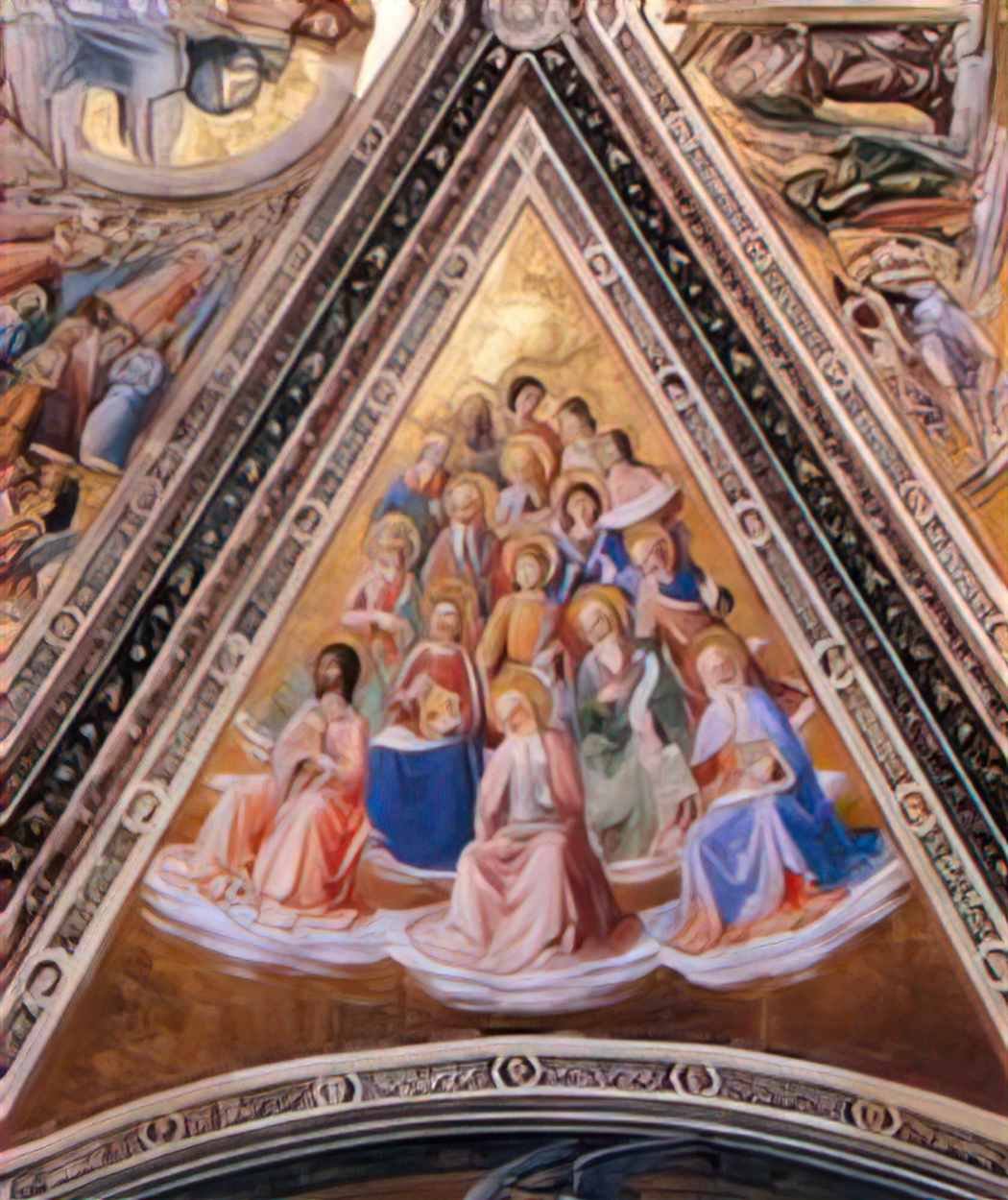 Filippo Lippi saints augustin and francis a bishop saint and saint be Art A4 Photo Print