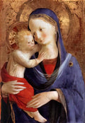 Fra Angelico virgin and child 1 Art A4 Photo Print