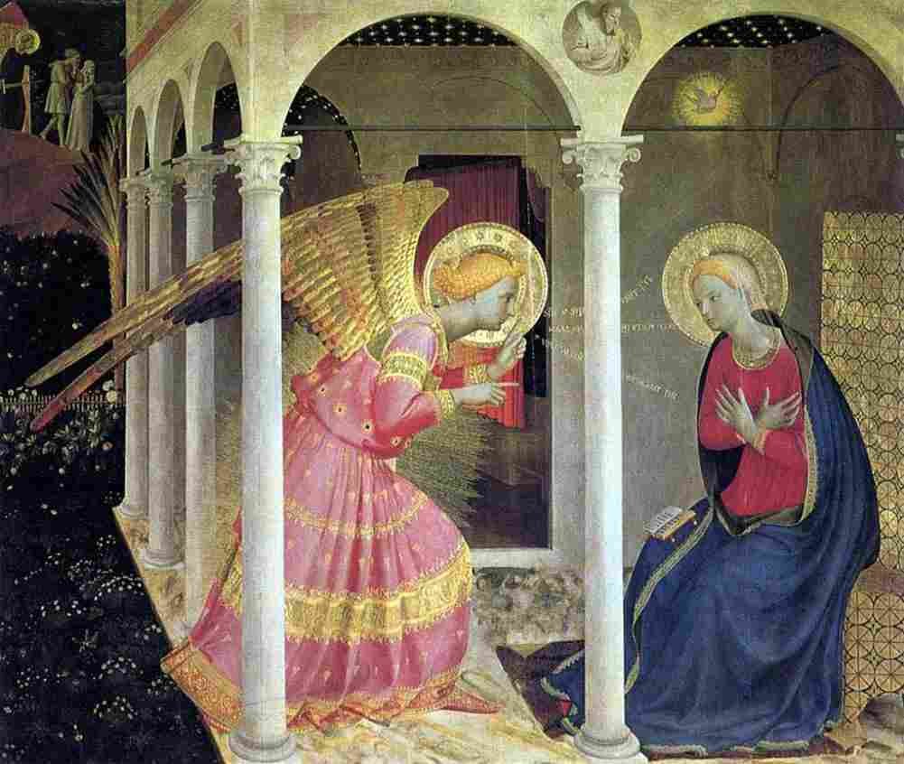 Fra Annunciation Art A4 Photo Print