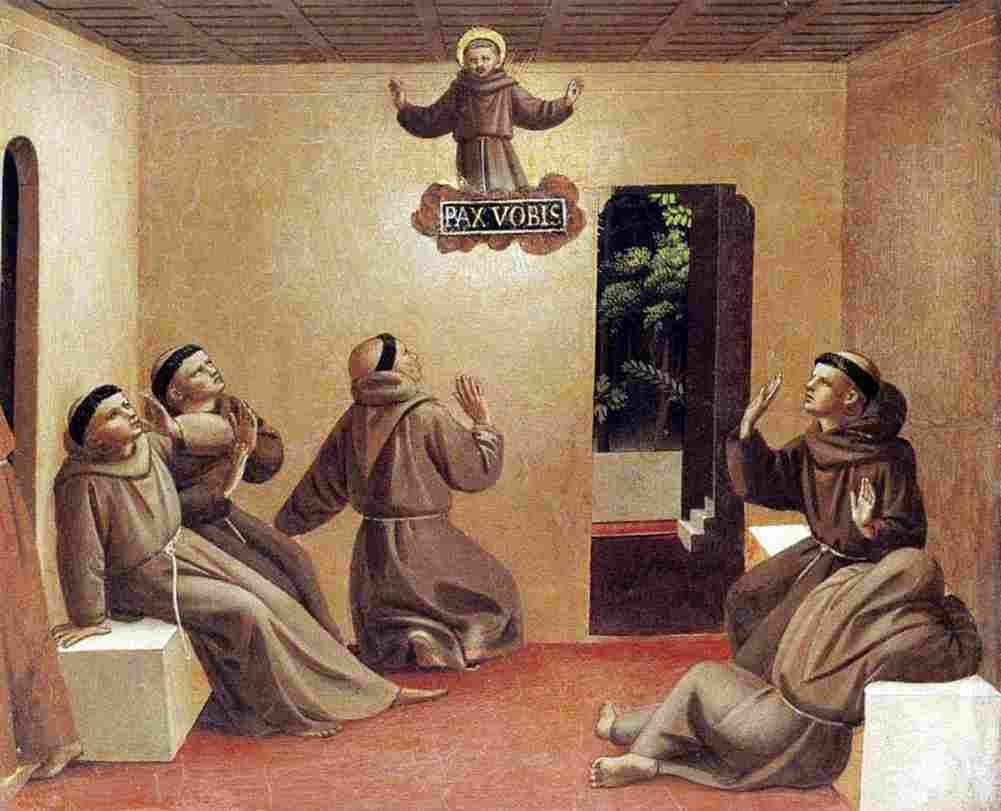 Fra Apparition of Saint Francis at Arles Art A4 Photo Print