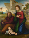 Fra Bartolommeo The Virgin adoring the Child with Saint Joseph A4 Photo Print