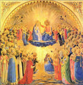 Fra Coronation of the Virgin Art A4 Photo Print