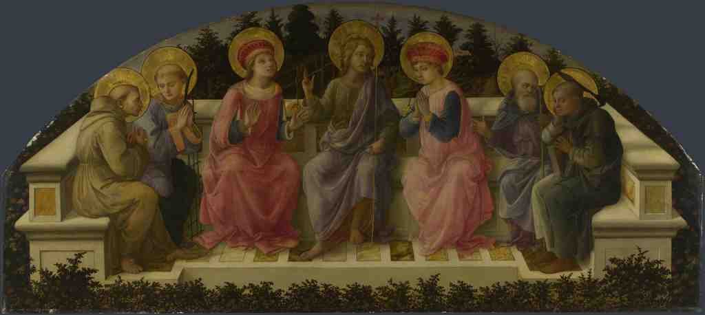 Fra Filippo Lippi Seven Saints A4 Photo Print