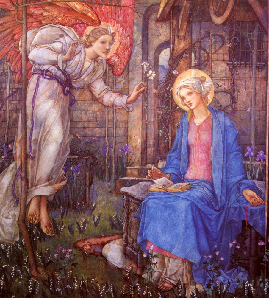 Frampton Edward Reginald The Annunciation Art A4 Photo Print