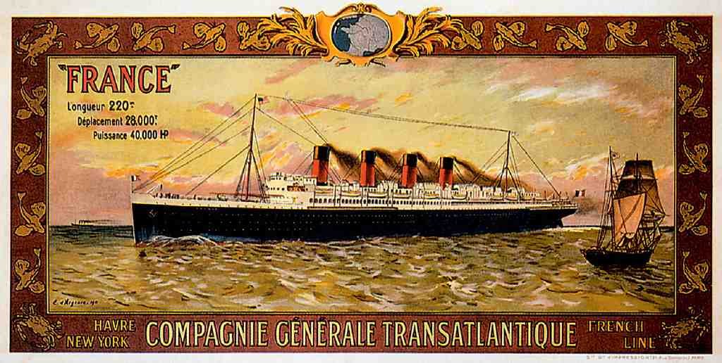  France Vintage A4 Photo Print
