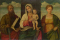 Francesco Bissolo The Virgin and Child and Saints A4 Photo Print