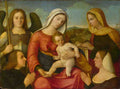 Francesco Bissolo The Virgin and Child with Saints and Donors A4 Photo Print