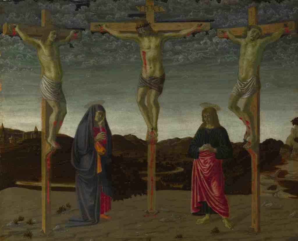 Francesco Botticini The Crucifixion A4 Photo Print