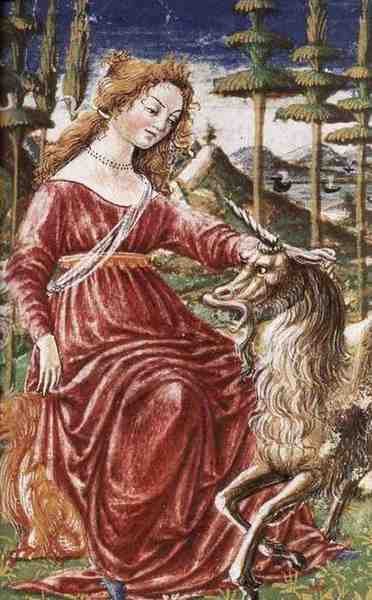 Francesco Di Giorgio Martini Chasity With The Unicorn A4 Photo Print