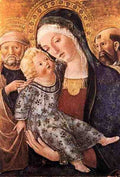 Francesco Di Giorgio Martini Madonna With Child And Two Saints A4 Photo Print