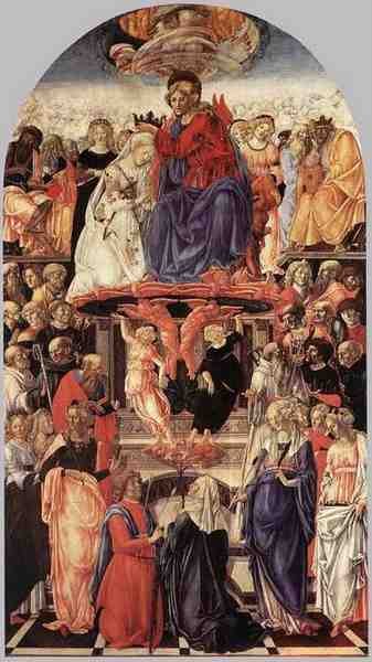Francesco Di Giorgio Martini The Coronation Of The Virgin A4 Photo Print