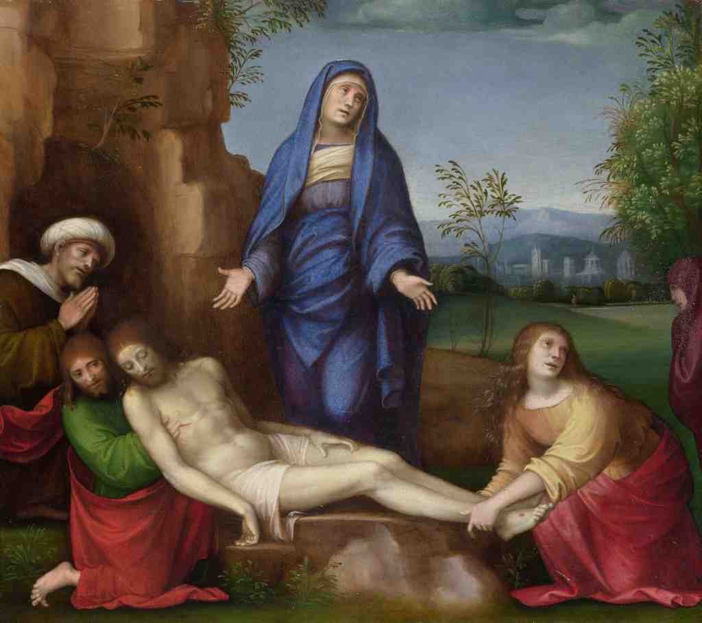 Francesco Francia Mourning over the Dead Christ A4 Photo Print