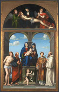 Francesco Francia The Saint Anne Altarpiece from San Frediano, Lucca A4 Photo Print