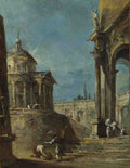 Francesco Guardi An Architectural Caprice 1 A4 Photo Print