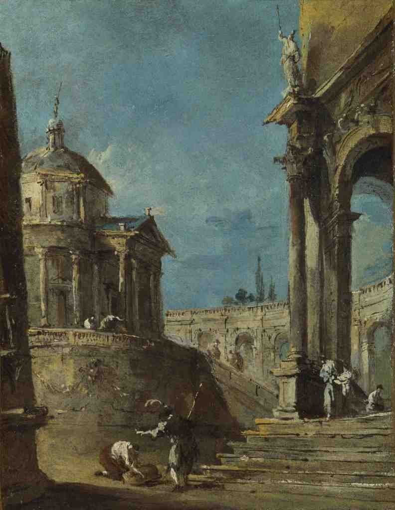 Francesco Guardi An Architectural Caprice 1 A4 Photo Print