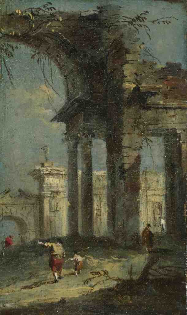 Francesco Guardi Caprice View with Ruins 1 A4 Photo Print