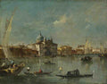 Francesco Guardi Venice The Giudecca with the Zitelle A4 Photo Print