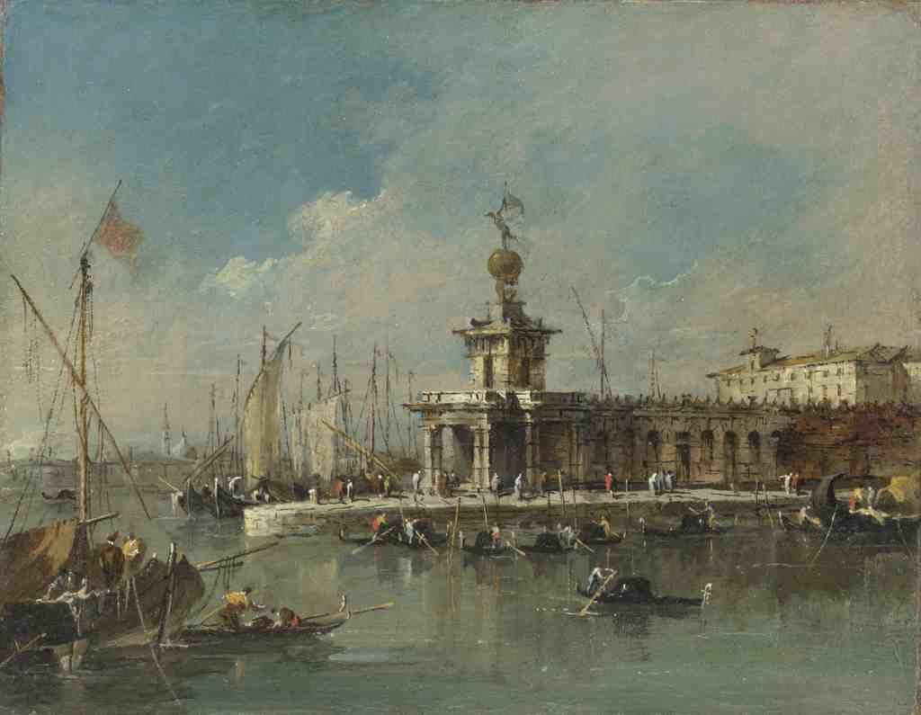 Francesco Guardi Venice The Punta della Dogana A4 Photo Print