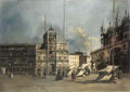 Francesco Guardi the torre del orologio 1770 1 Art A4 Photo Print