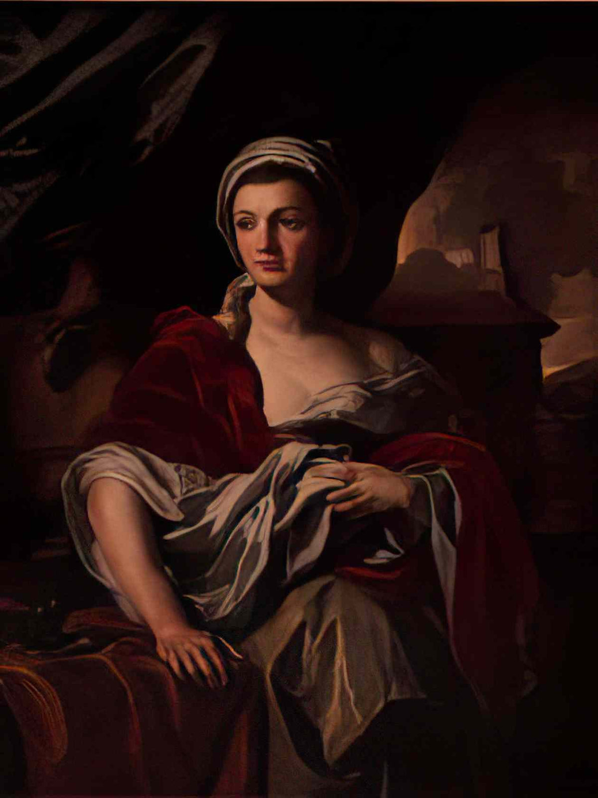 Francesco Solimena portrait of a woman Art A4 Photo Print