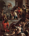 Francesco Solimena rebecca leaving her father s house Art A4 Photo Print