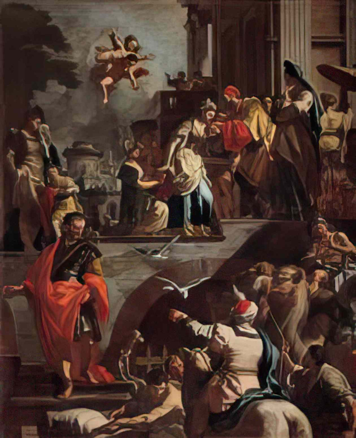 Francesco Solimena rebecca leaving her father s house Art A4 Photo Print