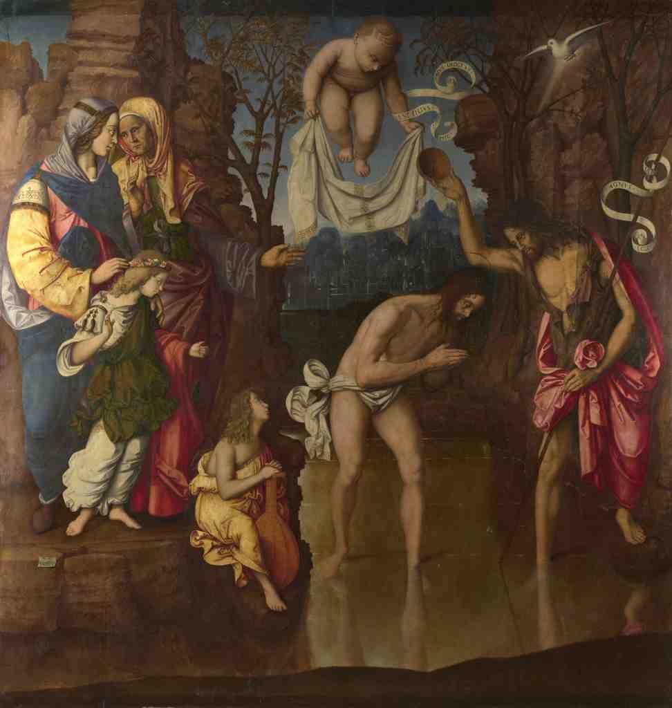 Francesco Zaganelli The Baptism of Christ A4 Photo Print