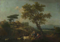 Francesco Zuccarelli Landscape with Cattle and Figures A4 Photo Print
