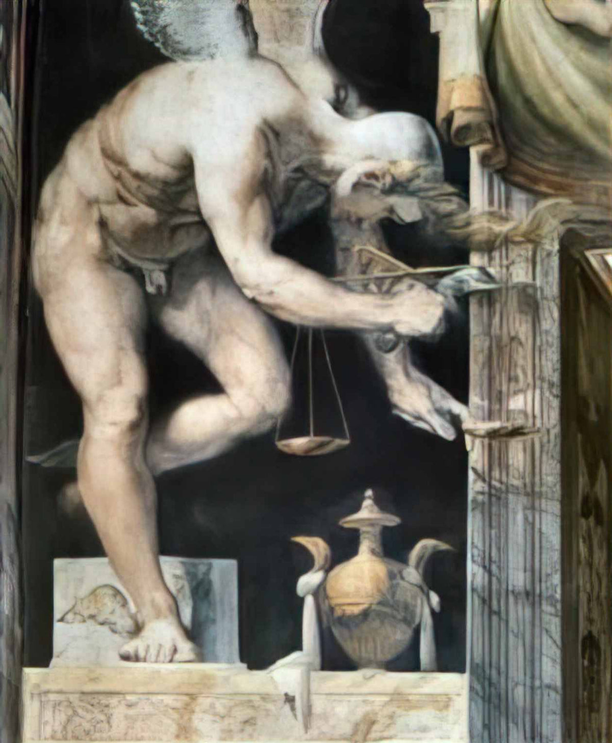 Francesco de Rossi francesco salviati l ange de la justice Art A4 Photo Print