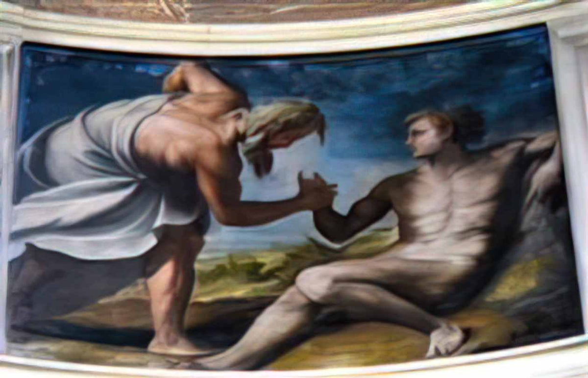 Francesco de Rossi salviati chigi adam Art A4 Photo Print