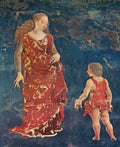 Fra Angelico virgin and child Art A4 Photo Print