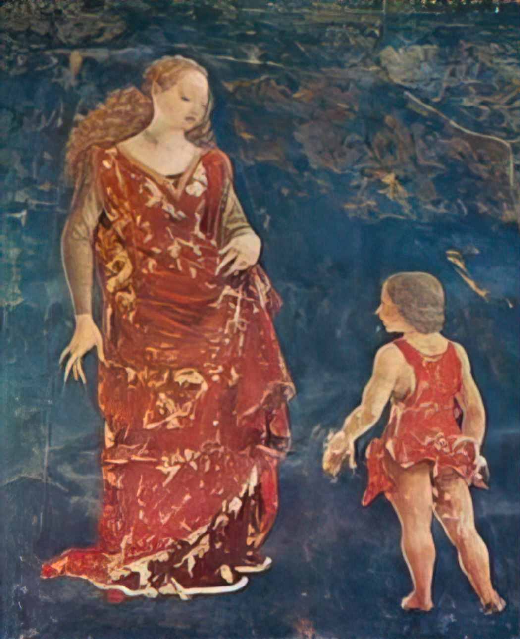 Fra Angelico virgin and child Art A4 Photo Print