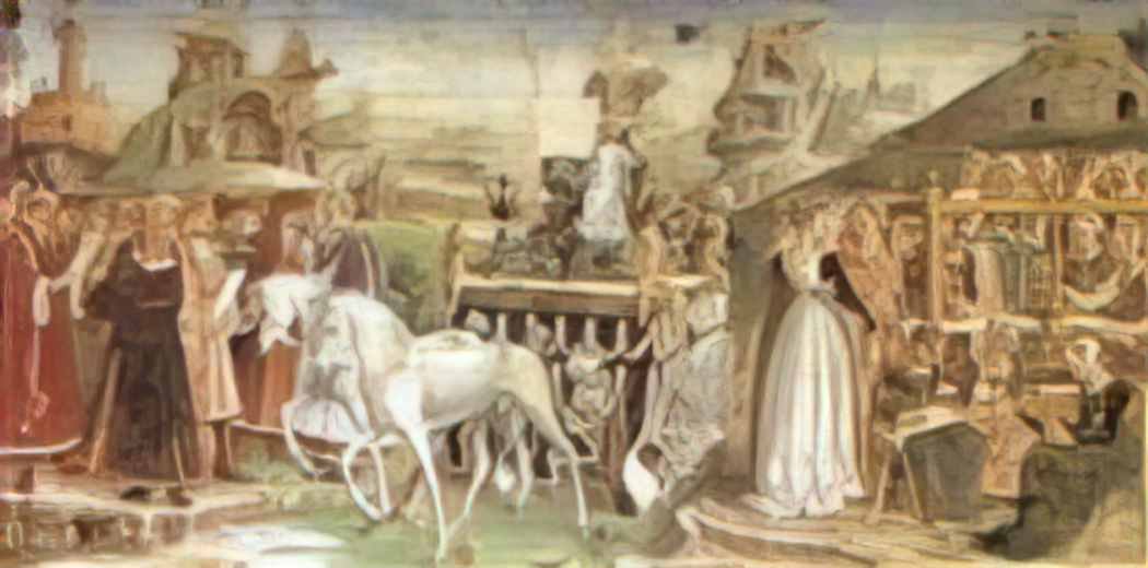 Francesco del Cossa marzo francesco del cossa 15 trionfo di Art A4 Photo Print