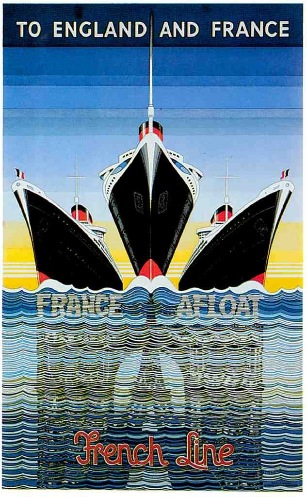 Franch Line 3 Vintage A4 Photo Print