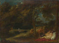 Franchoys Wouters Nymphs surprised by Satyrs A4 Photo Print