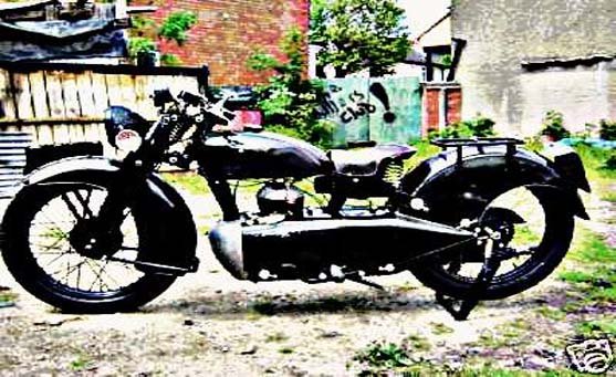 Francis Barnett Cruser motorbike A4 Photo Print
